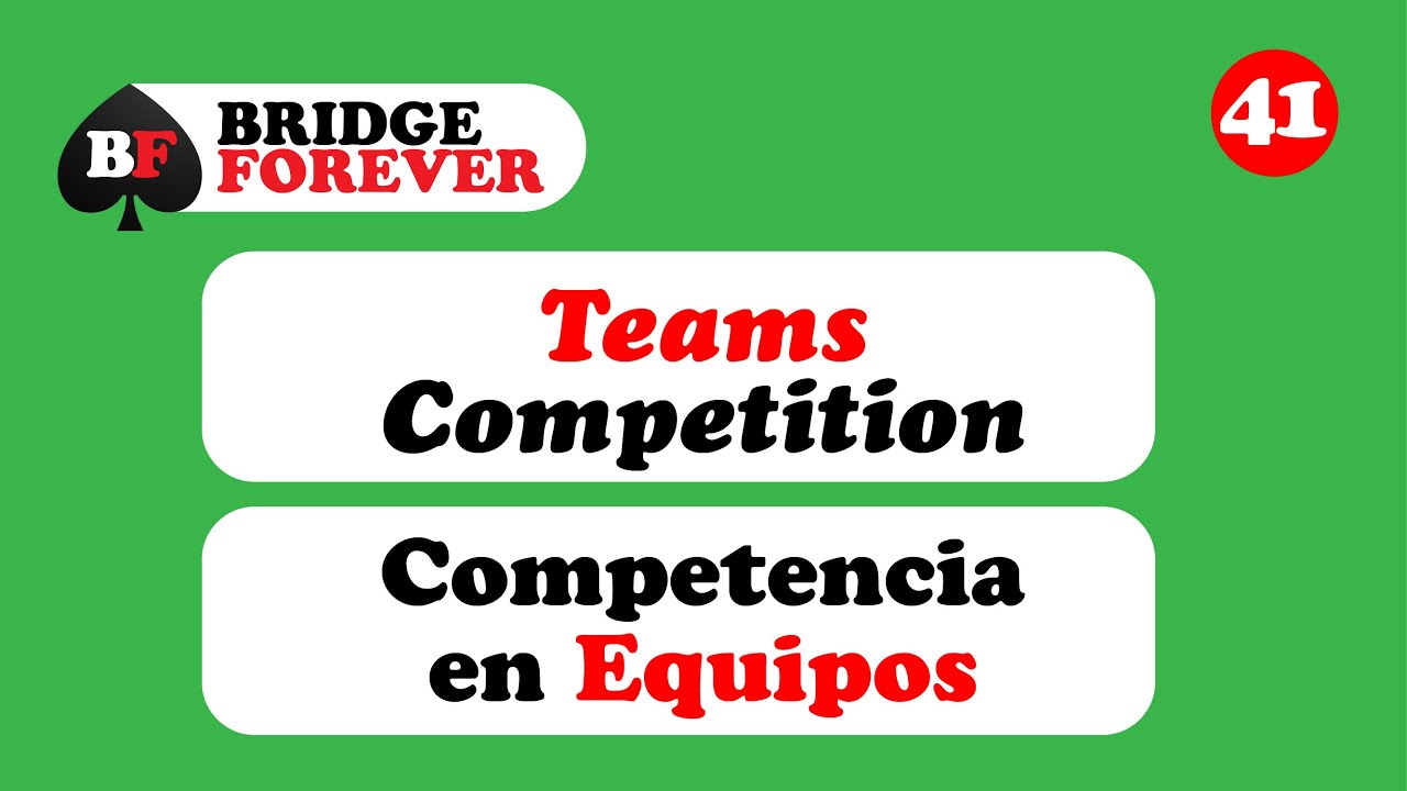 41 Teams competition, part 1 - Competición en equipos, parte 1.