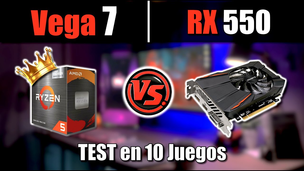 ✅ APU 5600G: VEGA 7 (4 ГБ) против RX 550 (4 ГБ) ✅ Тест в 10 играх ✅ 2022