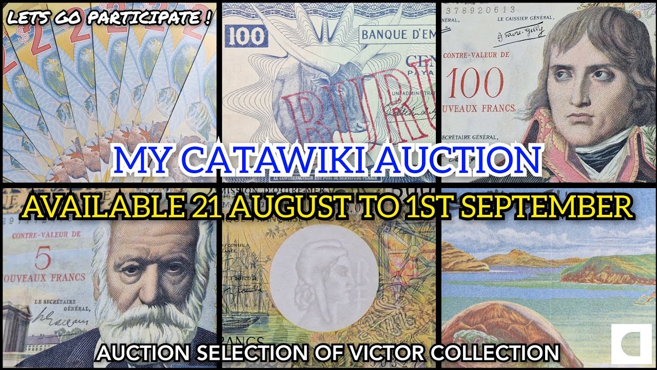 Banknotes Auction on CATAWIKI 🔥 (CLOSED) 3/3