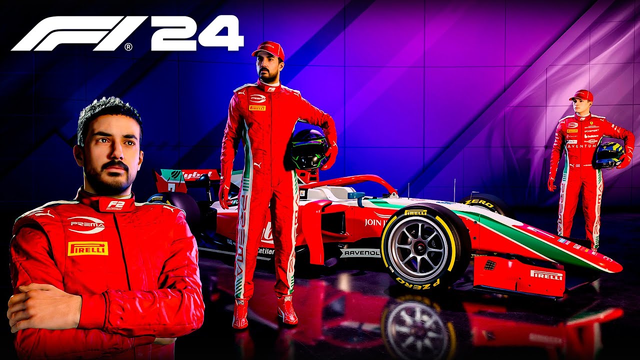 F1 24 - INÍCIO DO MODO CARREIRA NA FÓRMULA 2