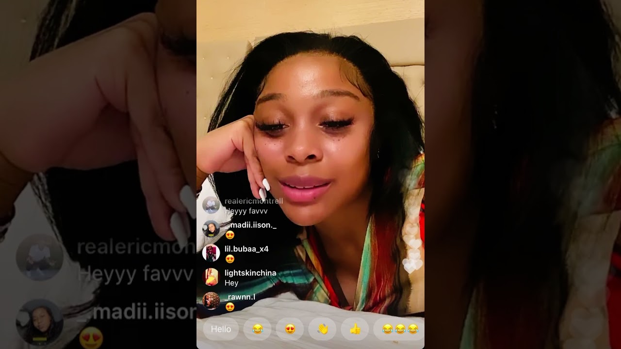 Jayda Cheaves live via Instagram