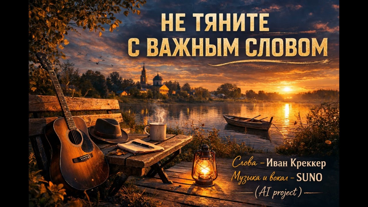 Не тяните с добрым словом