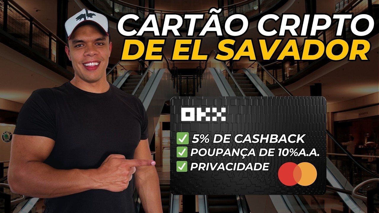💳&nbsp;Esse Cart&atilde;o Cripto Paga at&eacute; 5% em TODAS Compras 💰 + Poupan&ccedil;a que rende 10%a.a. em d&oacute;lar - OKX Pay