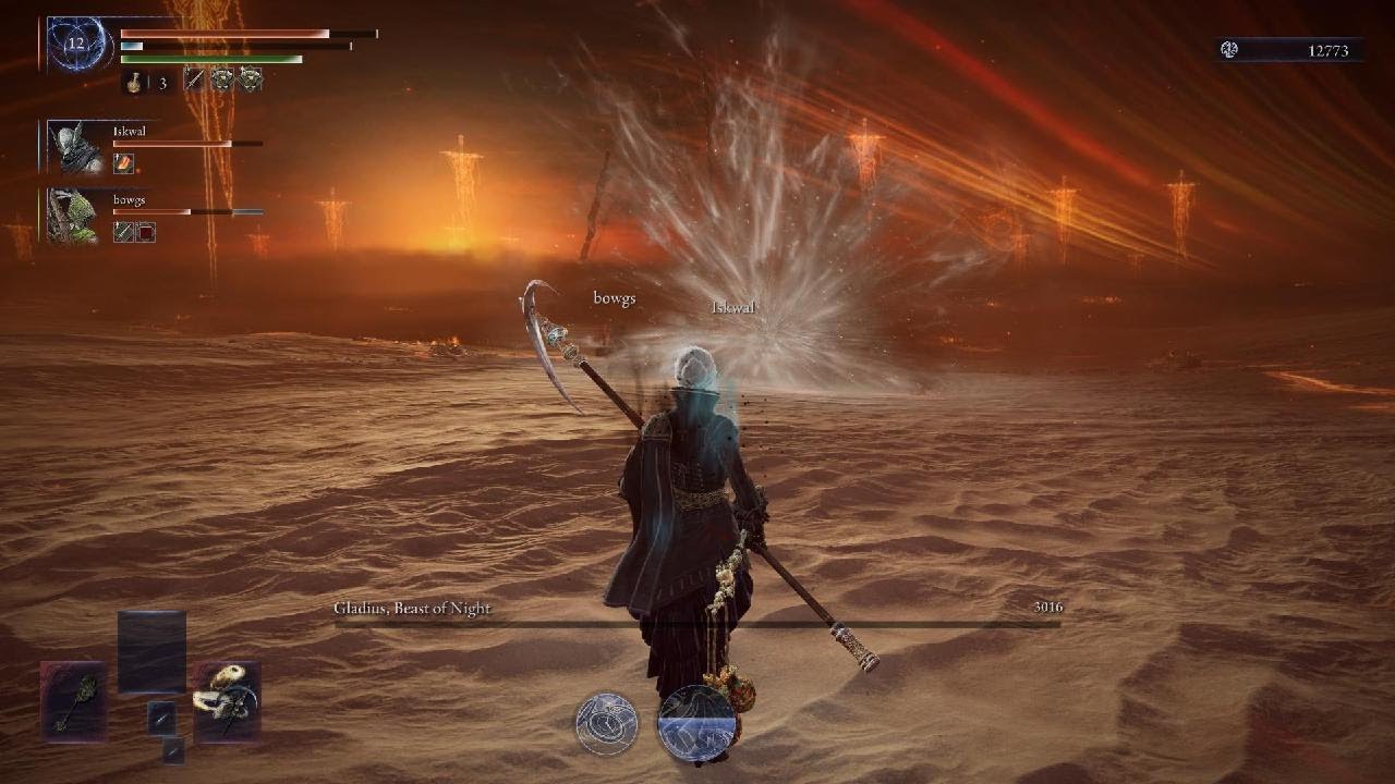 ELDEN RING NIGHTREIGN Deep of Night Duchess w/ BOWGS and JON VS Gladius