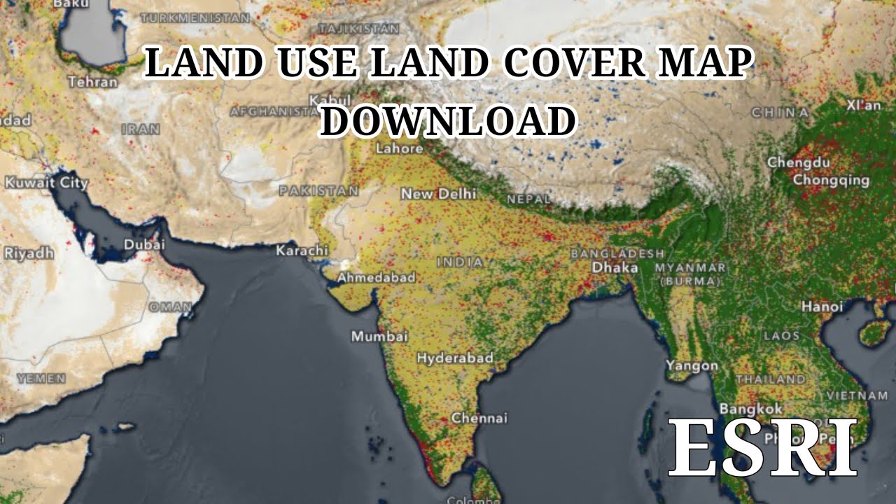 How to download land use land cover map free