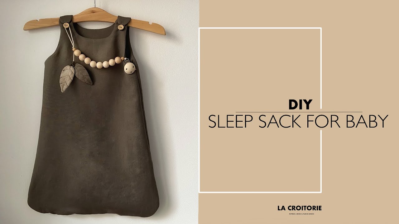 DIY Sleep sack for baby | How to make a sleep sack for baby at home | Free pattern