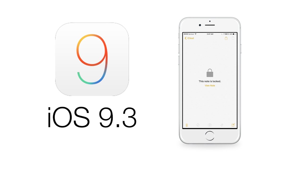 Everything New in iOS 9.3: Nightshift, Protected Notes, & More!