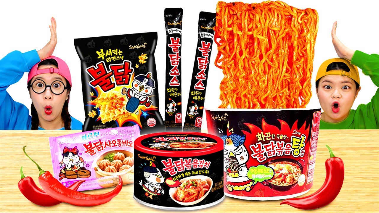 불닭볶음면 시리즈 먹방 Mukbang Fire Spicy Noodle Xiaolongbao TIMI 티미