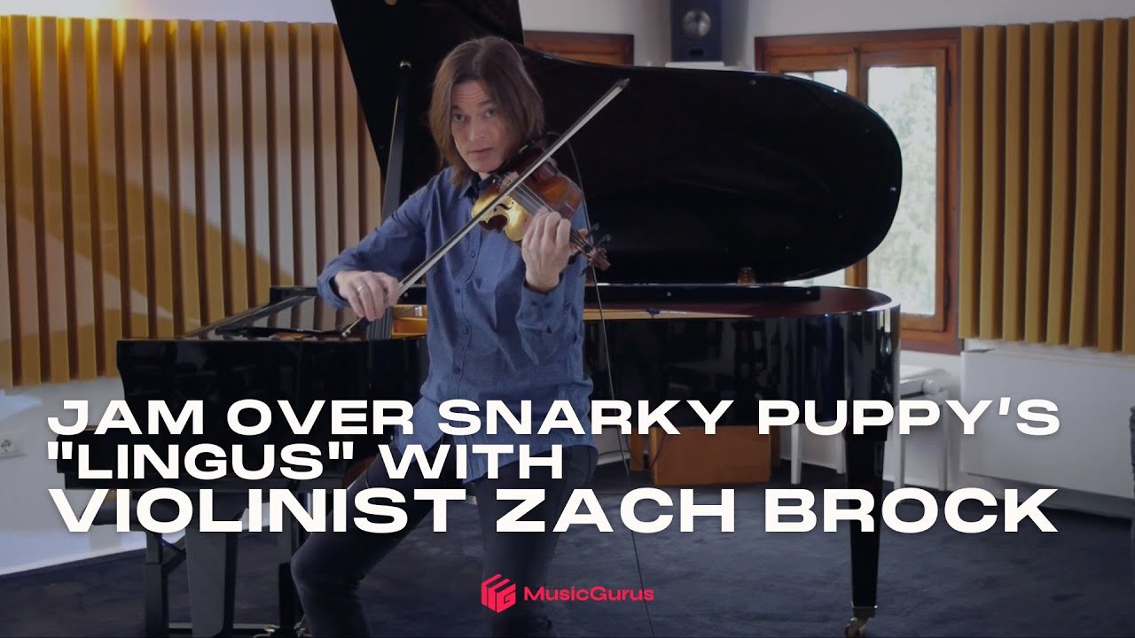 Zach Brock from Snarky Puppy Jamming over 