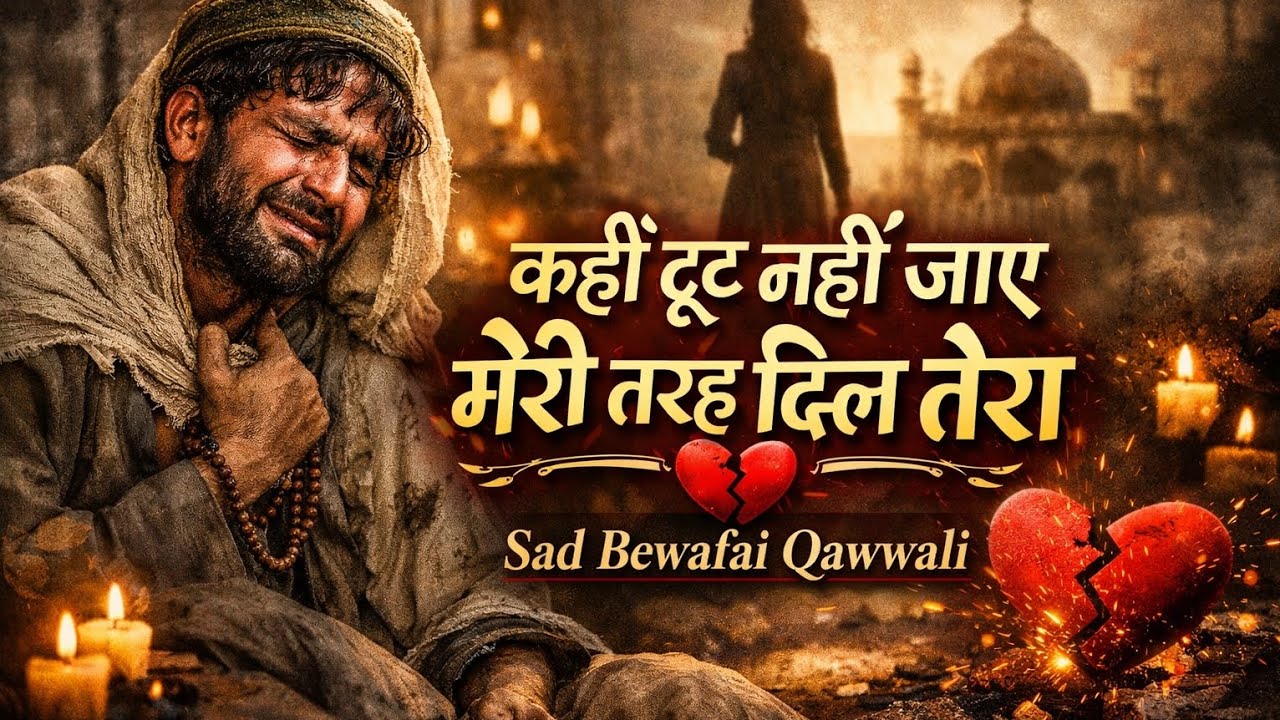 कहीं टूट नहीं जाए मेरी तरह दिल तेरा | Emotional Sad Bewafai Sufi Qawwali | Heart Broken Qawwali 2026