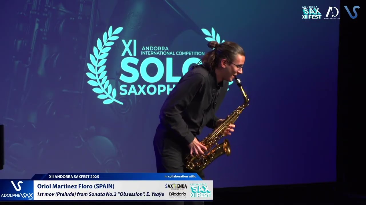 Oriol Martínez Floro (Spain) plays Prelude from Sonata No. 2 “Obsession” by Eugène Ysaÿe