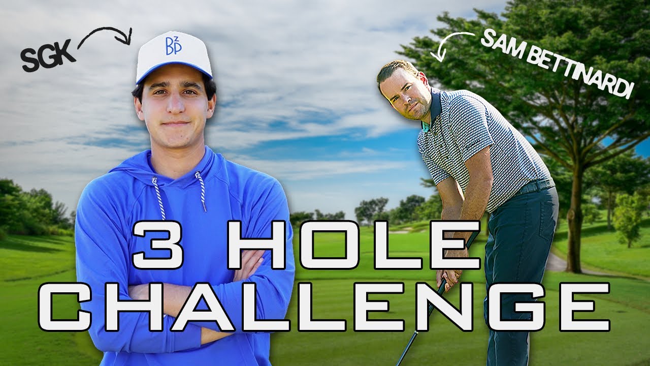 Short Game King vs Sam Bettinardi | 3 Hole Challenge 