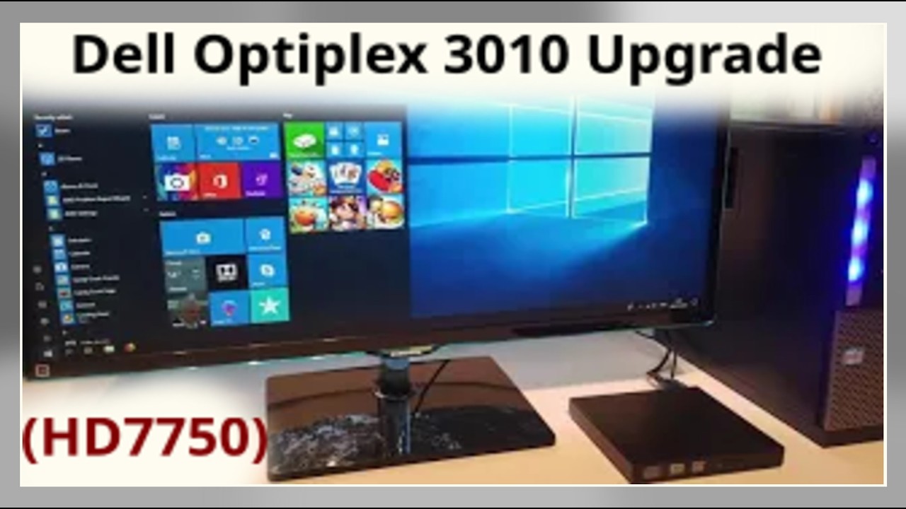 Dell Optiplex 3010 100€ Gaming build - Full-size GPU in SFF