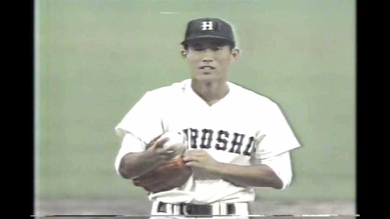 第６４回（１９８２年）選手権　準々決勝　広商ー比叡山