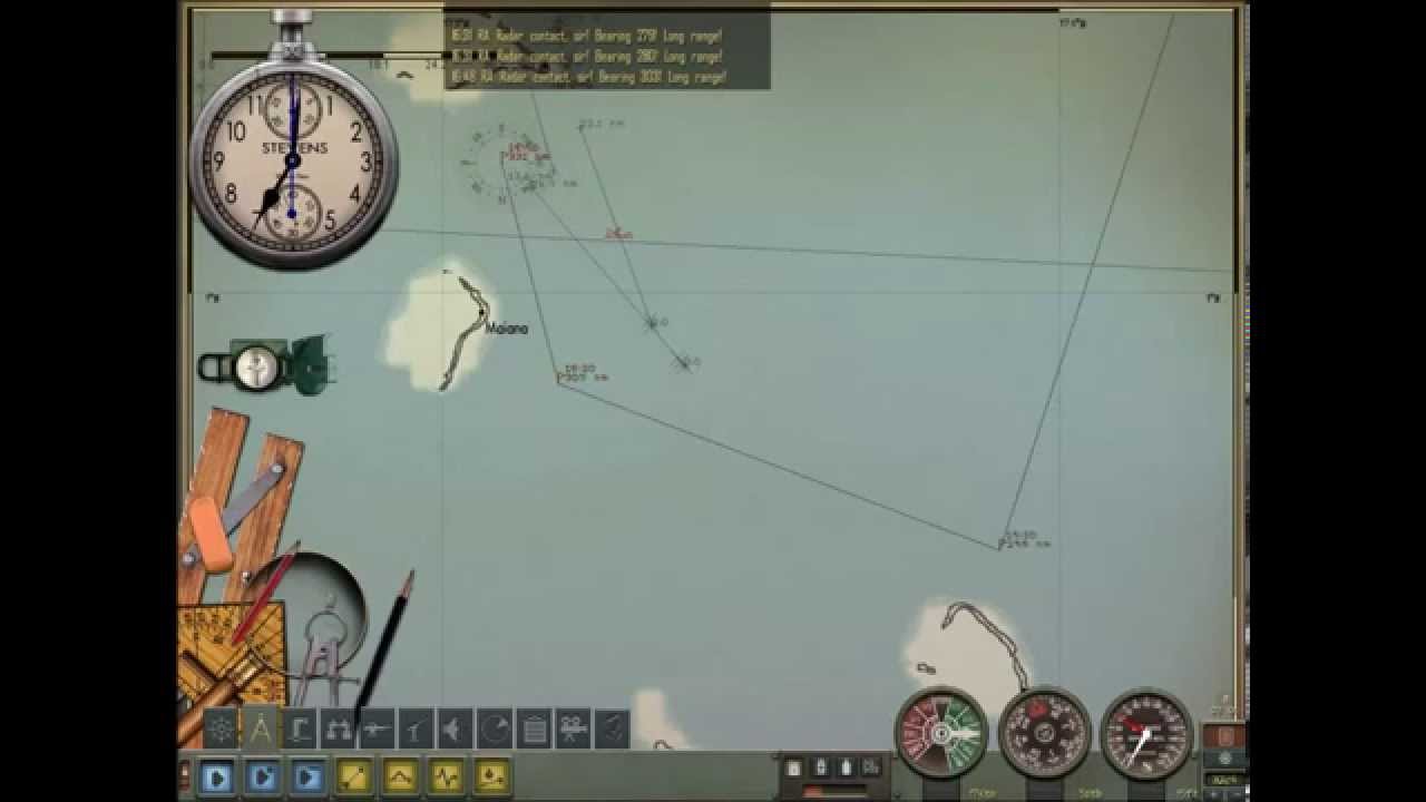 Silent Hunter 4 Airplane Avoidance with Radar Tutorial