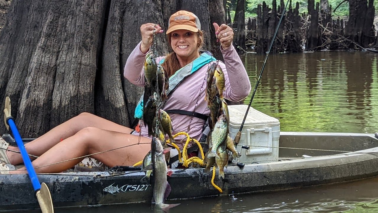 Bream Fishing a Louisiana Bayou!!! (Catch * Clean * Cook) Bayou De Loutre