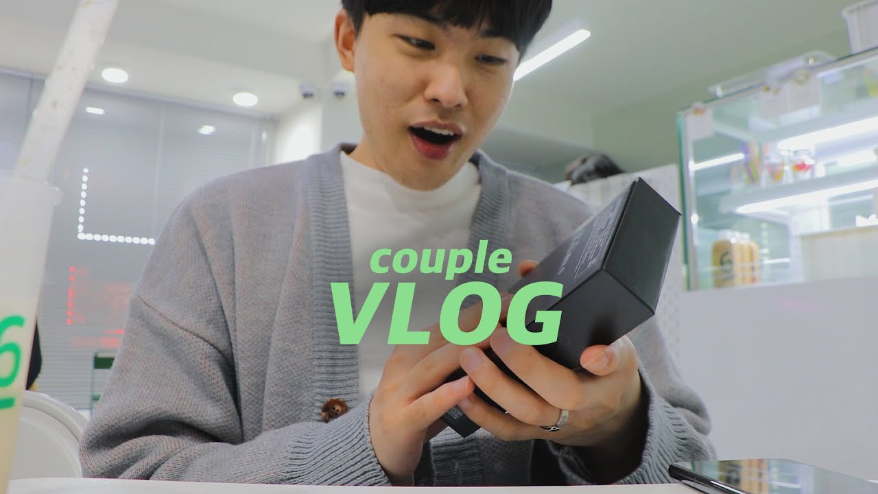 [vlog] 생일축하해! 동거커플의 꽉 채운 밀도 높은 하루🍰