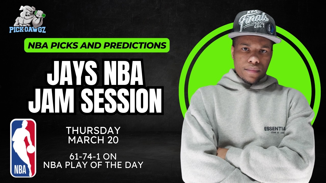 Friday NBA Picks 3/20/26 | Jay's NBA Jam Session