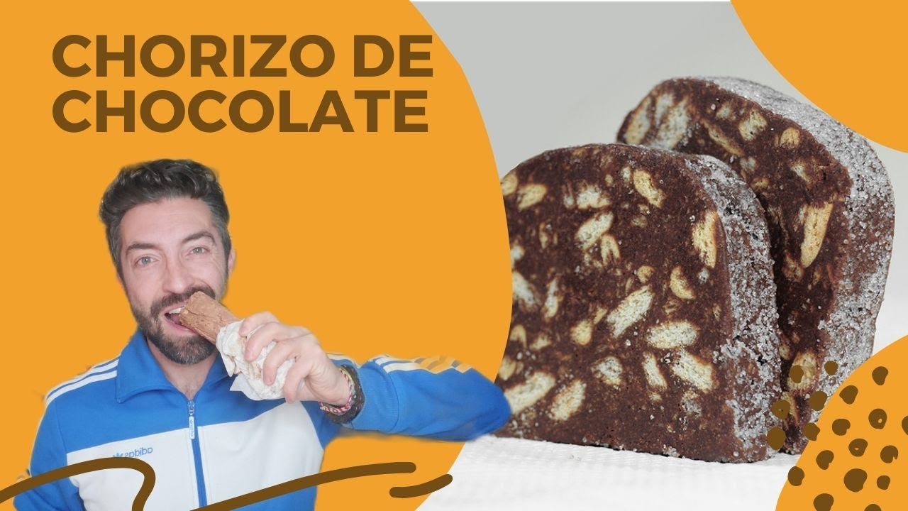 🍰 Receta del CHORIZO DE CHOCOLATE 🍫 | Un postre italiano fácil y delicioso 🇮🇹