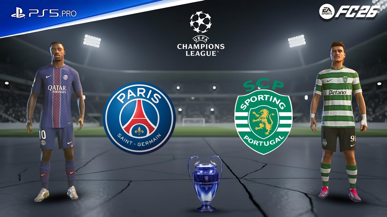 FC 26 - PSG vs Sporting CP | UCL 25/26 | Ousmane Dembélé vs Luis Suárez epic battle