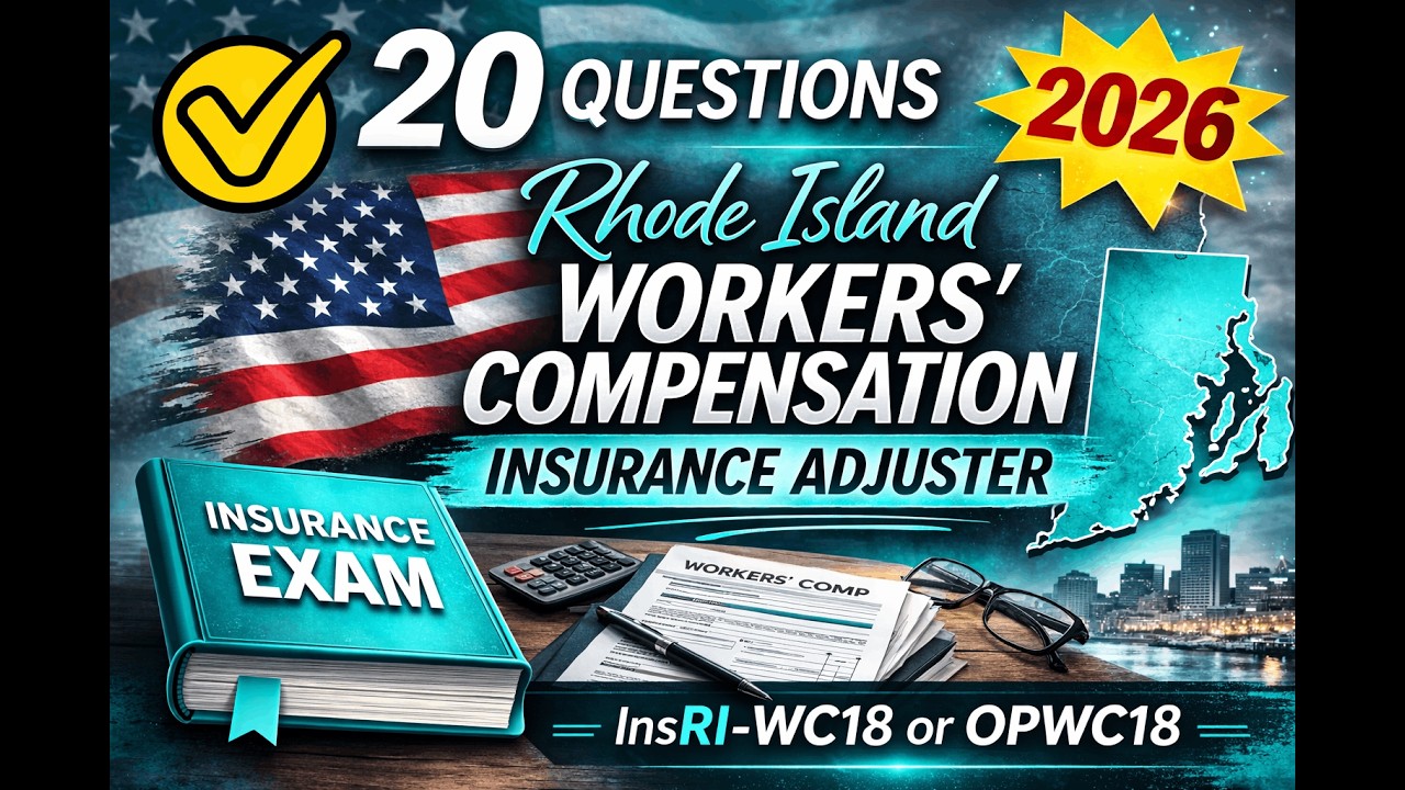 Rhode Island Workers' Compensation Insurance Adjuster (InsRI-WC18 or OPWC18) Practice Exam