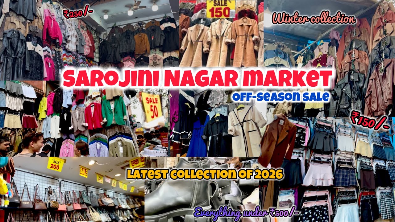 Sarojini Nagar Market Delhi |Sarojini nagar winter collection 2026| Sarojini nagar latest collection
