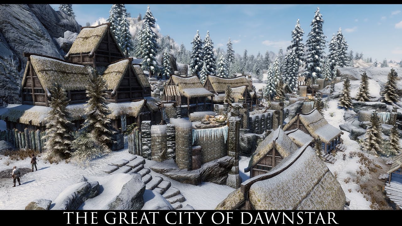 Skyrim SE Mods: The Great City Of Dawnstar