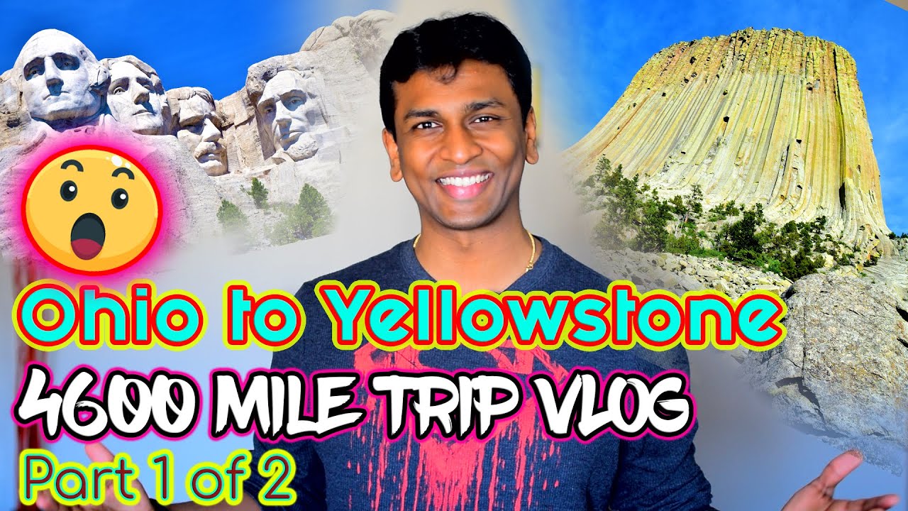 10 day Yellowstone ROAD TRIP | Ohio to Yellowstone | Part 1 of 2 - Day 0 to Day 3 | On My Way Ep#1