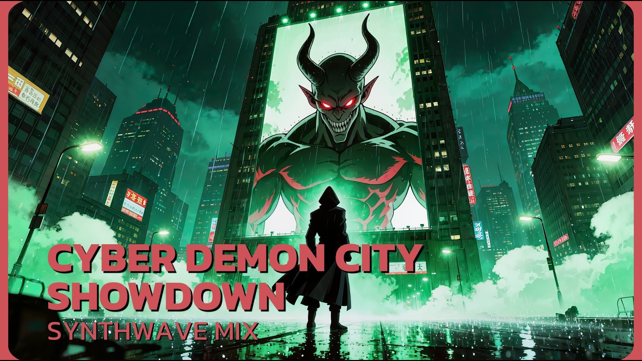 Cyber Demon City Showdown | Epic Cyberpunk & Synthwave Music