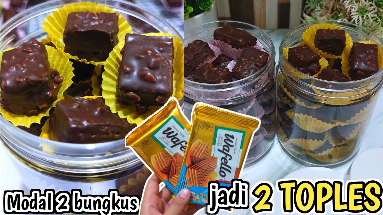TANPA OVEN TANPA MIXER, CUMA 3 BAHAN BISA DIBUAT ISIAN TOPLES LEBARAN