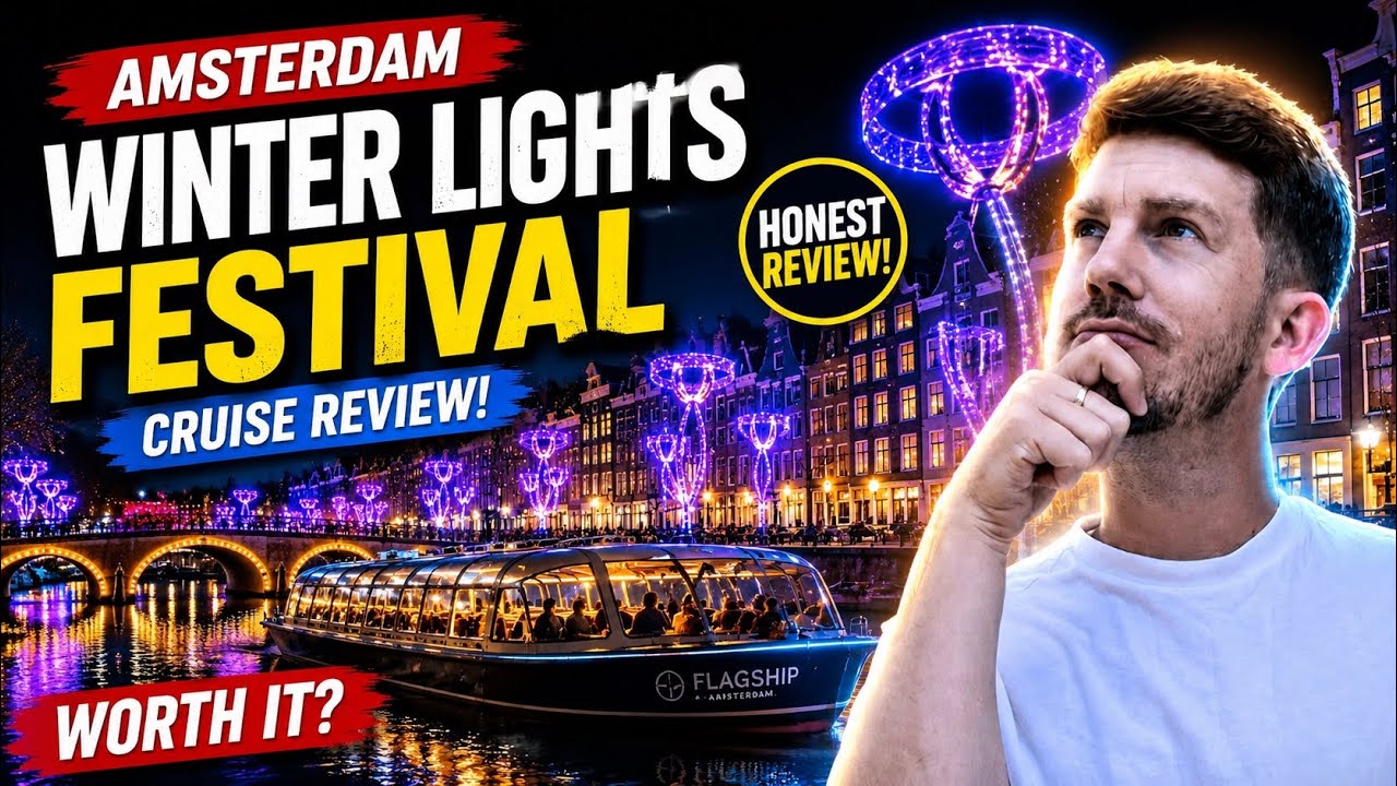 Wypr&oacute;bowaliśmy rejs kanałami Amsterdam Light Festival&hellip; Szczera recenzja