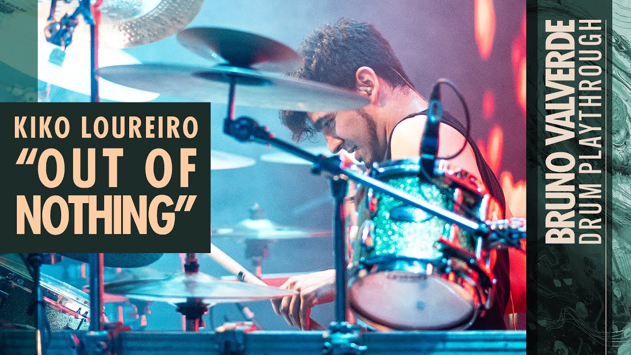 Out of Nothing - Kiko Loureiro - Drum Playthrough - Bruno Valverde