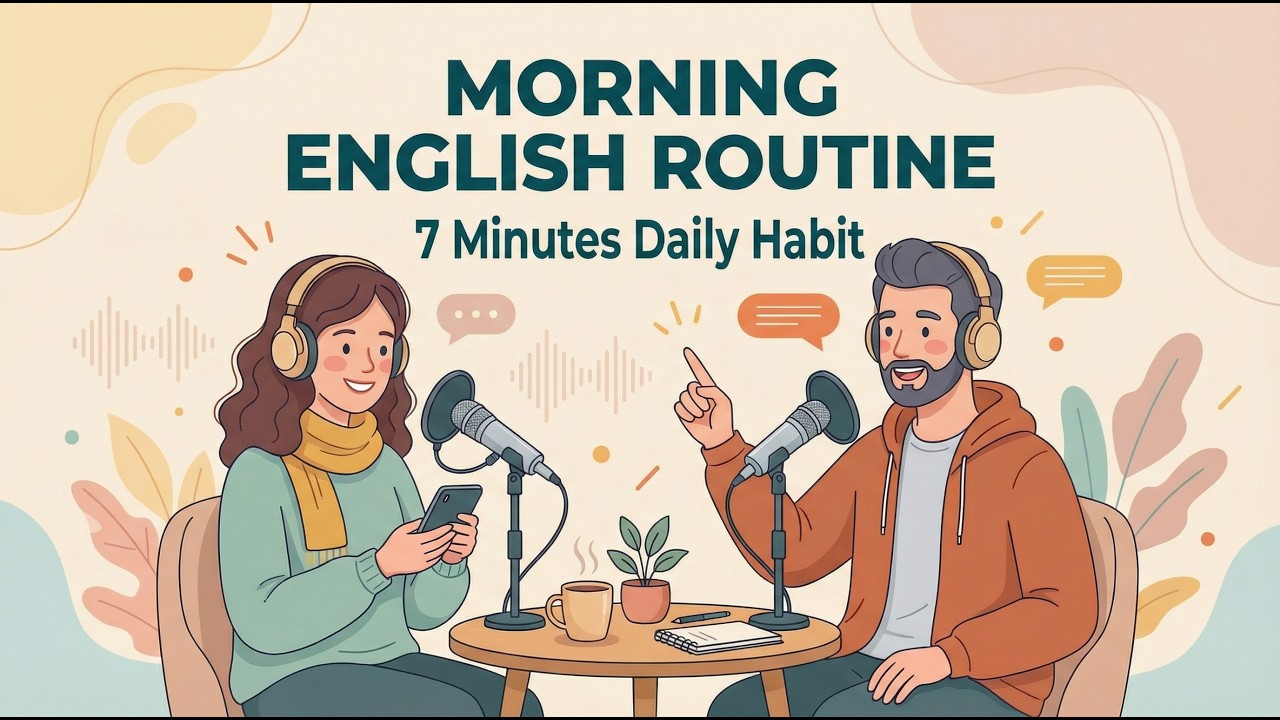 Morning English Routine That Actually Works | 7 Minutes Daily Habit for Natural English