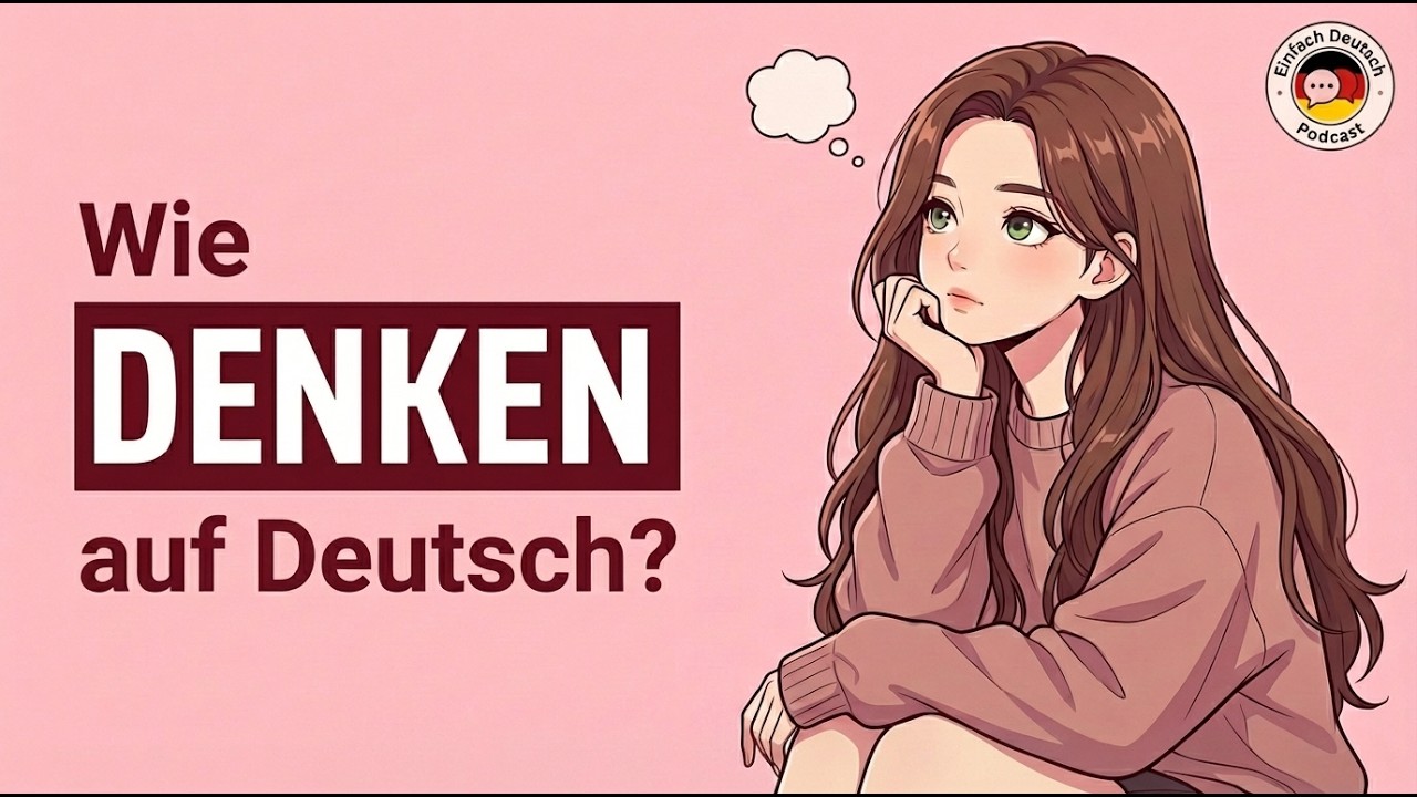 Deutsch Podcast zum Deutschlernen | Einfach Deutsch Podcast | Wie lernt man, auf Deutsch zu denken?