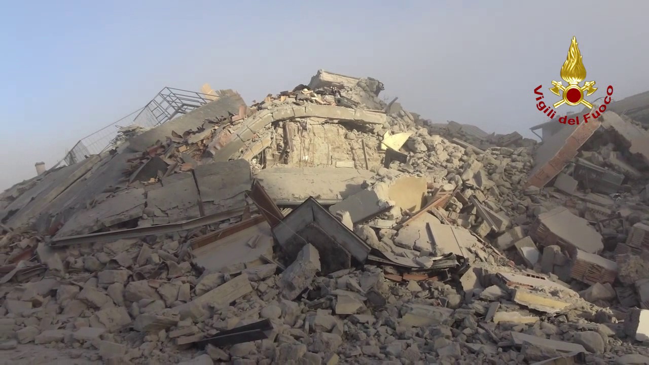 Amatrice Church Reduced to Rubble After Another Earthquake Hits Central Italy