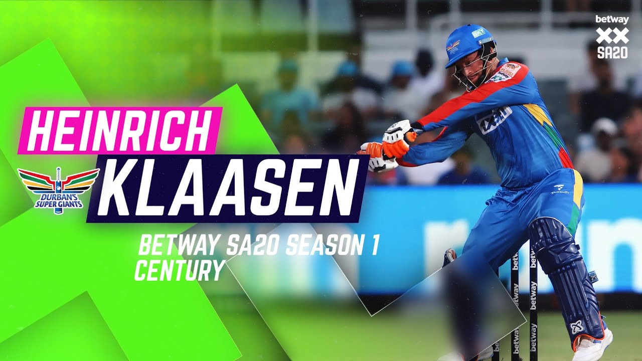 Heinrich Klaasen&rsquo;s Iconic Century | Season 1 Flashback | Betway SA20