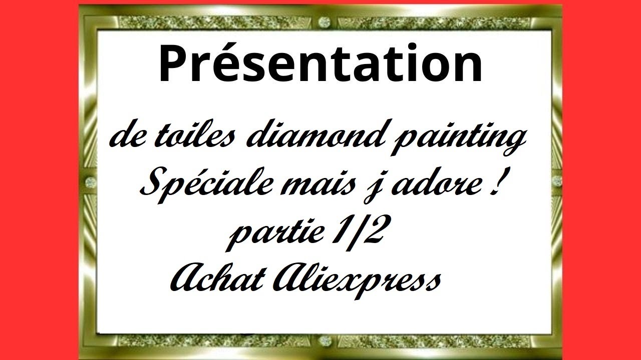 Présentation de toiles 