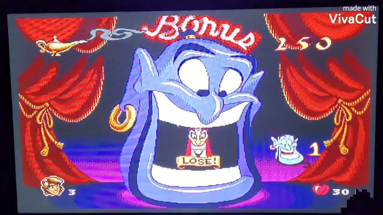 Aladdin Sega Genesis Secret Cheat Codes