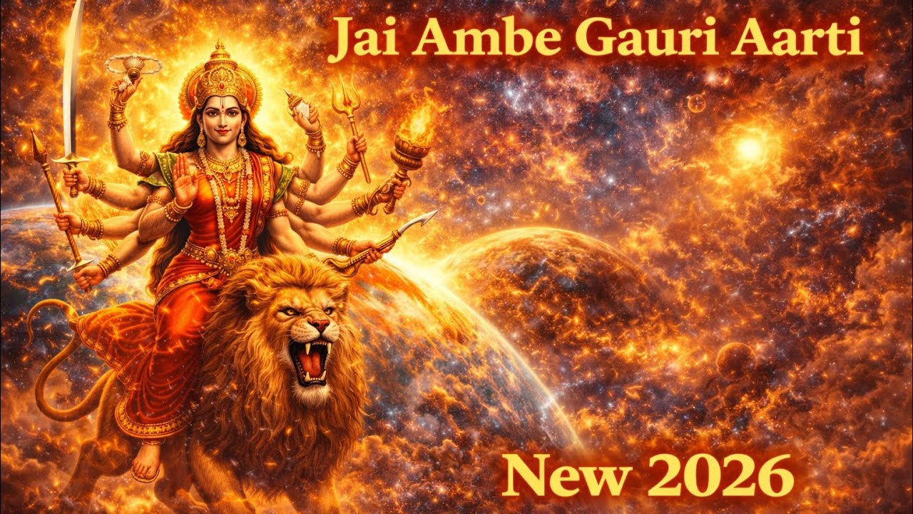 🚩जय अम्बे गौरी 🌺 | Jai Ambe Gauri Aarti | Durga Maa Aarti । 🙏 जय माता दी 🙏|