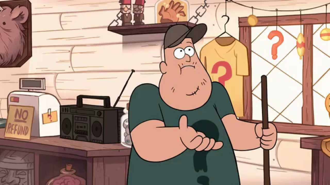 EAT YOUR OWN PANTS - scene from Gravity Falls