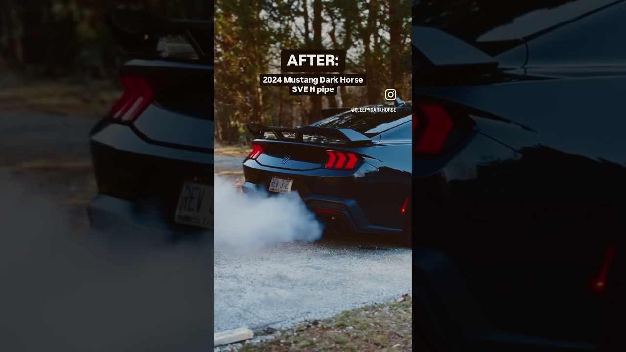 24 Mustang Dark Horse H Pipe by SVE ($130!)