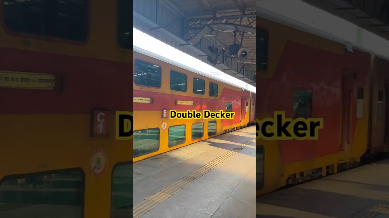 India's Tallest Train Ride: Double Decker Chennai-Bangalore |Budget Beast Double Decker to Bangalore