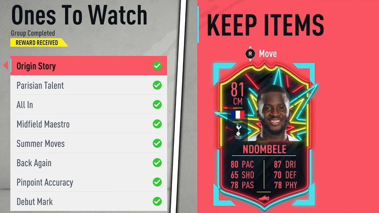 HOW TO GET OTW NDOMBELE QUICKLY! #FIFA20 SEASON OBJECTIVE