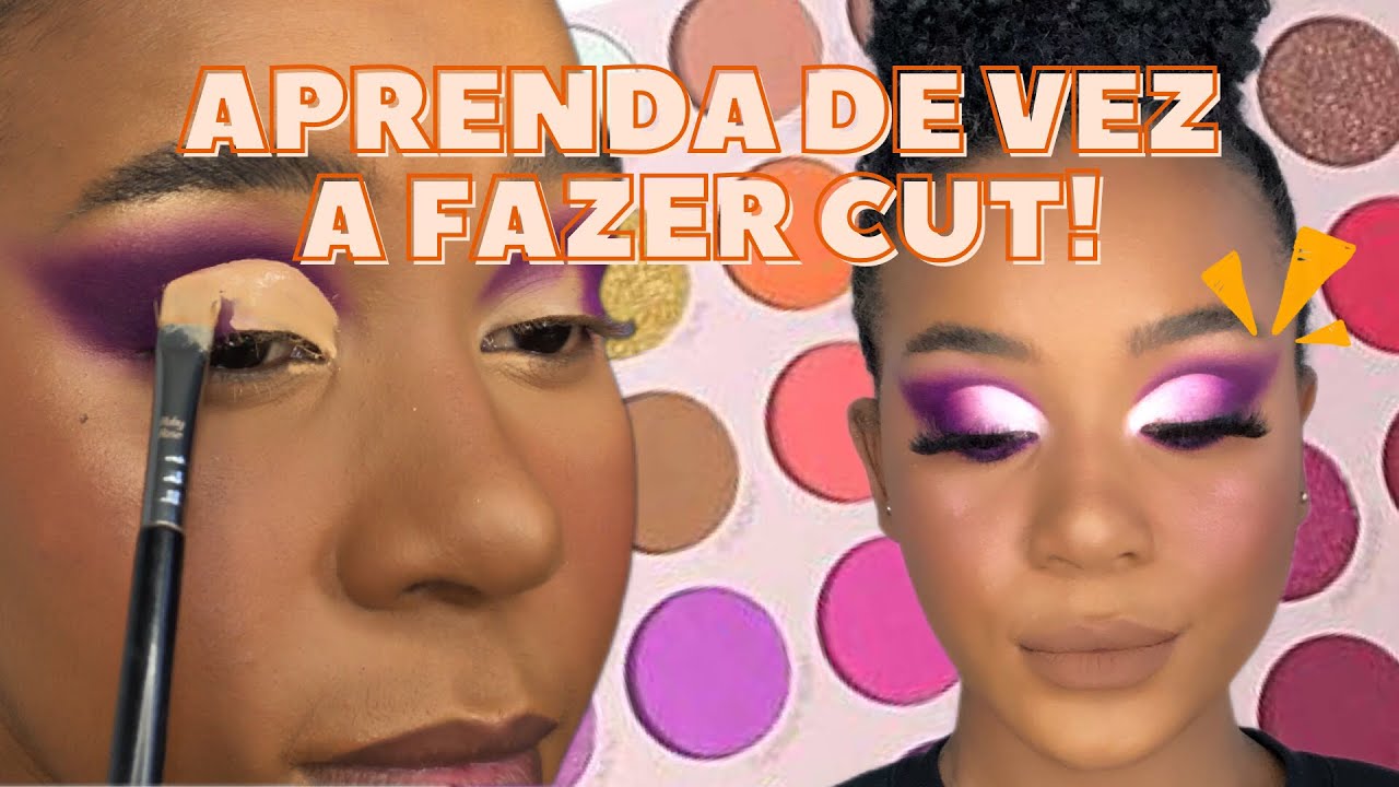 PASSO A PASSO COMPLETO SEMI CUT CREASE | MUITAS DICAS P/ FAZER O RECORTE! | PALETA VERY SHINING MY