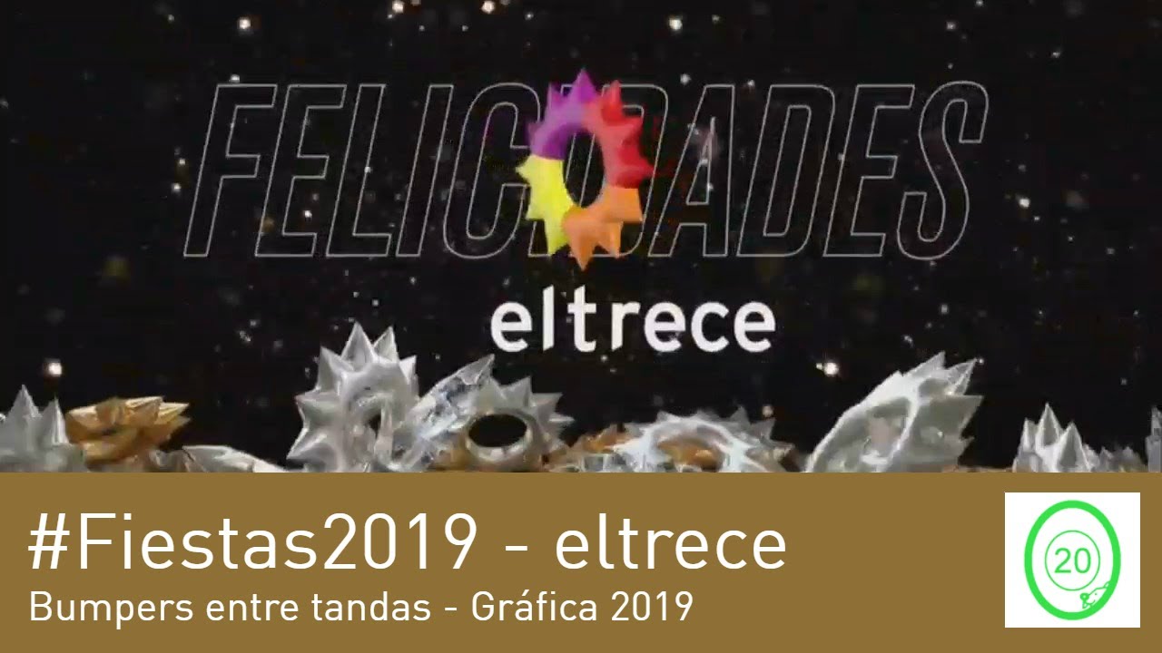 eltrece - Bumpers entre tandas - Gráfica Navidad 2019
