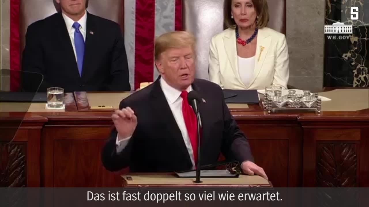 Rede zur Lage der Nation: Trump beharrt auf Grenzmauer | DER SPIEGEL