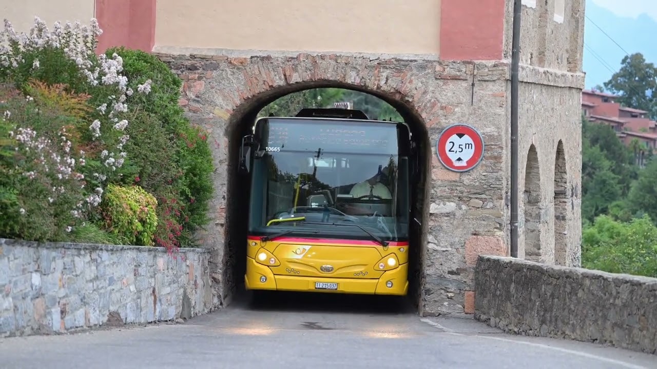 Postauto | engster Tunnel der Welt | Ticino