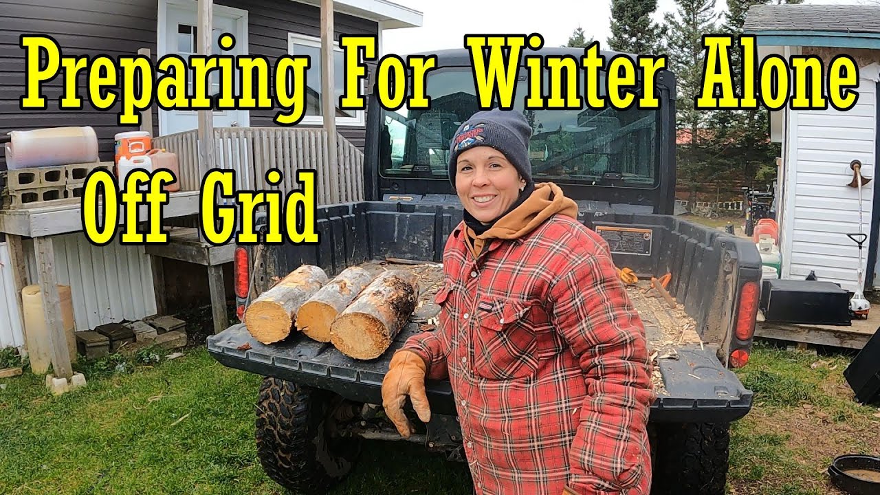 Preparing for winter Alone at my Off grid cabin