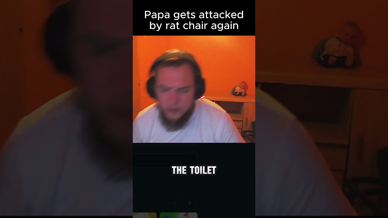 Papaonwing was hit by his rat chair again bled 