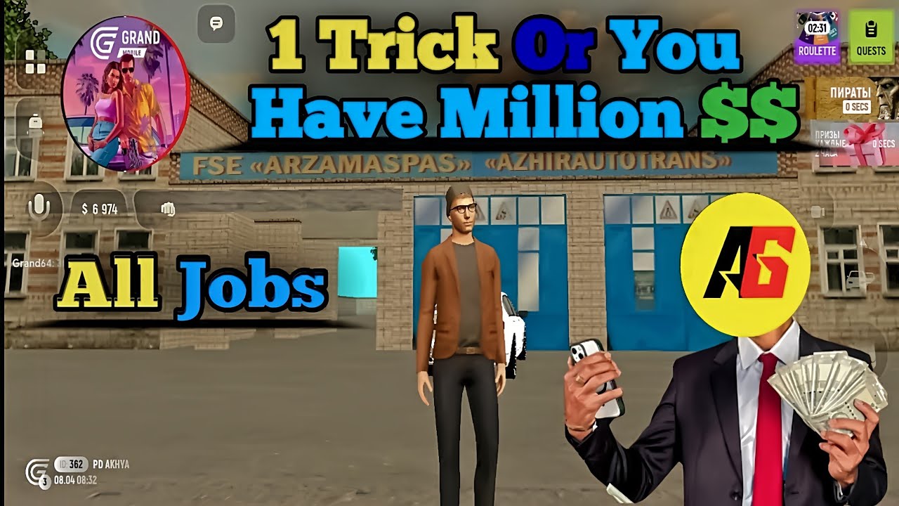 Beginner's Guide to Grand RP: The Best Job to Get Rich Fast! #grandrpmobile#bestjob #makemoneyfast